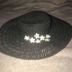 Black Floppy Hat